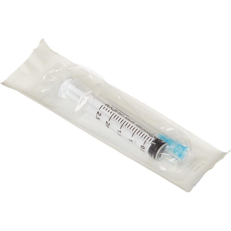 Шприц 3-комп. однораз. 2мл игла приложенная 23G (0,6х30) VM 100шт/уп