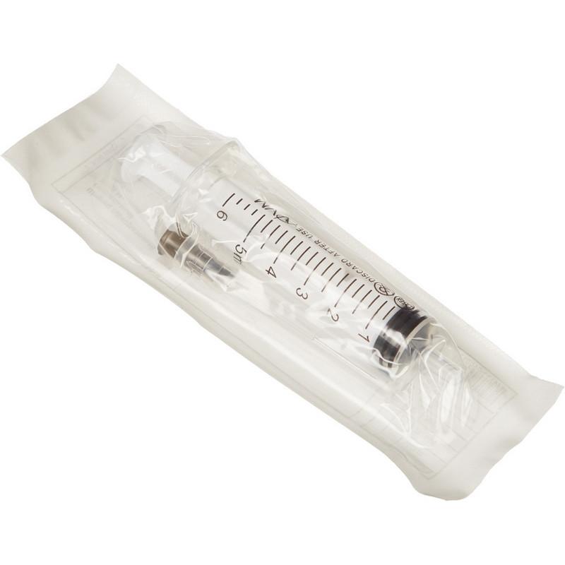 Шприц 3-комп. однораз. 5мл игла 22G (0,7х40) приложенная VM 100шт/уп