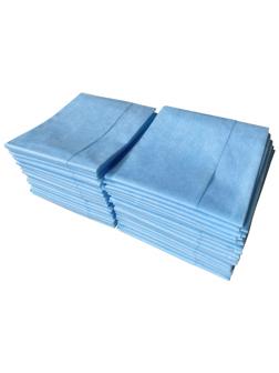 Салфетка н/с 70х80см спанбонд пл.25, голубая, 40шт/уп