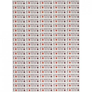 Индикатор стерилизации ПАР ИнТЕСТ-ПФ3 121/35, 126/20, 134/7, 500 шт.,б/ж