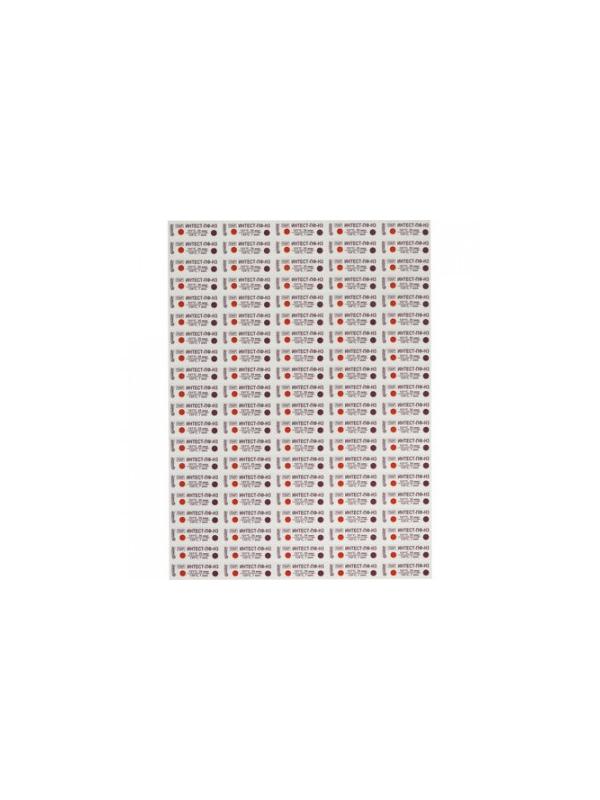 Индикатор стерилизации ПАР ИнТЕСТ-ПФ3 121/35, 126/20, 134/7, 500 шт.,б/ж