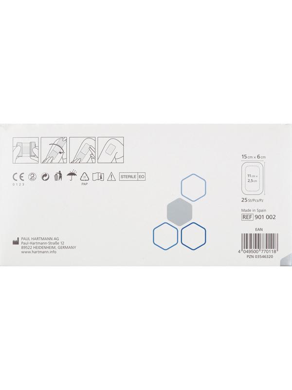 Перевяз. ср-ва Самок.стер повязки 15х6см 25шт.,COSMOPOR E steril 9010300