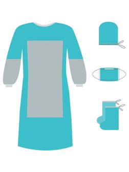 Комплект медицинский хирургич., стерил. КХ-02