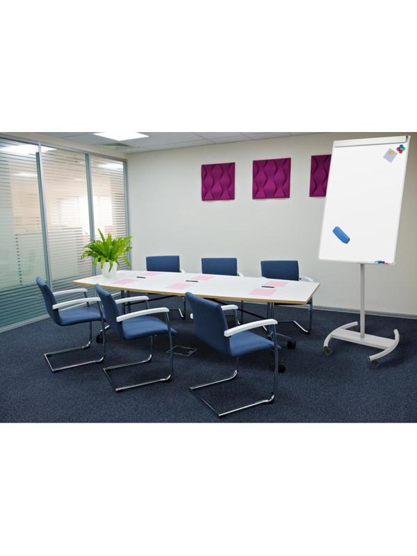 Флипчарт 70х100 на роликах Attache