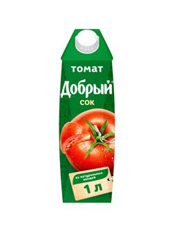 Сок Добрый томатный 1 л