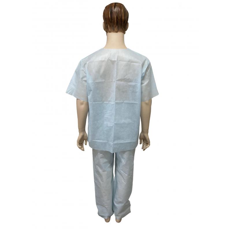 Костюм мед. хирургич.н/с (рубаш.,брюки), спанбонд р.52-54 пл.42