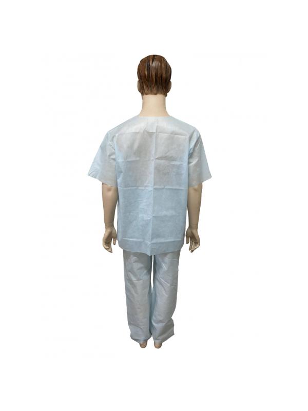 Костюм мед. хирургич.н/с (рубаш.,брюки), спанбонд р.52-54 пл.42