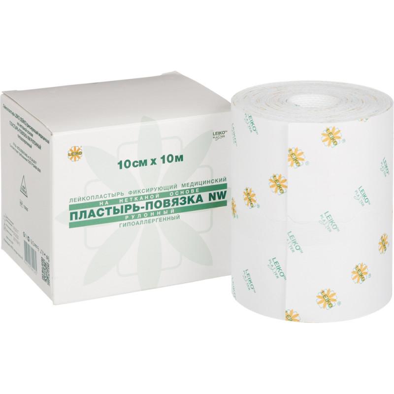 Перевяз.ср-ва Пластырь-повязка фикс. Липкий бинт элас. NW 10смx10м