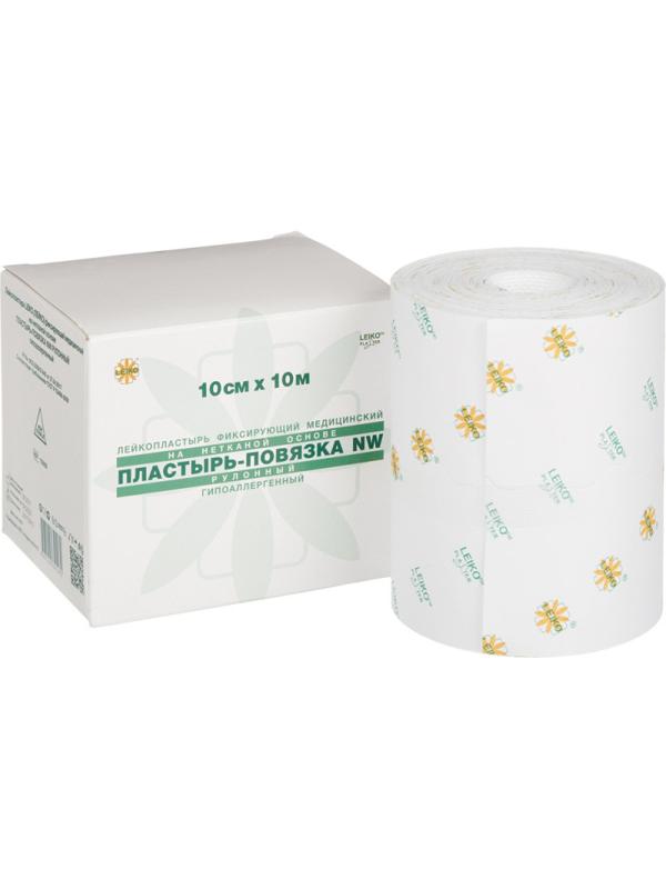 Перевяз.ср-ва Пластырь-повязка фикс. Липкий бинт элас. NW 10смx10м