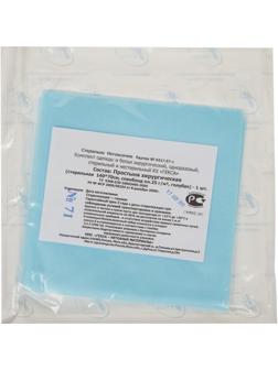 Простыня стерил. 140x70см спанбонд пл.25, голубая, 1шт./уп