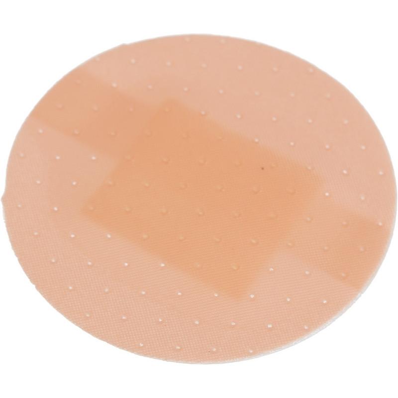 Перевяз. ср-ва Лейкопластырь бакт. 2,2см круг полимерный телесный1000шт/уп