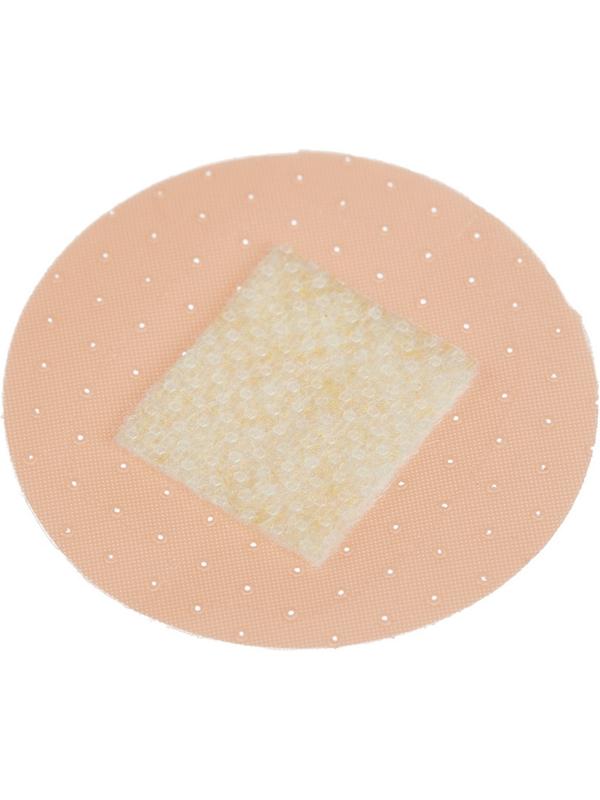 Перевяз. ср-ва Лейкопластырь бакт. 2,2см круг полимерный телесный1000шт/уп