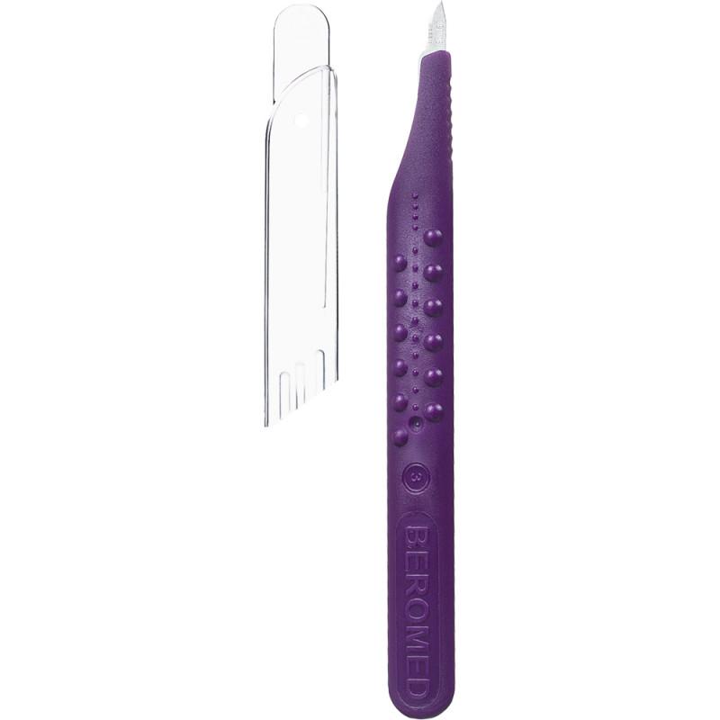 Скальпель стер, лезв.из в/угл.ст. р-15 Beroblade 10шт/уп