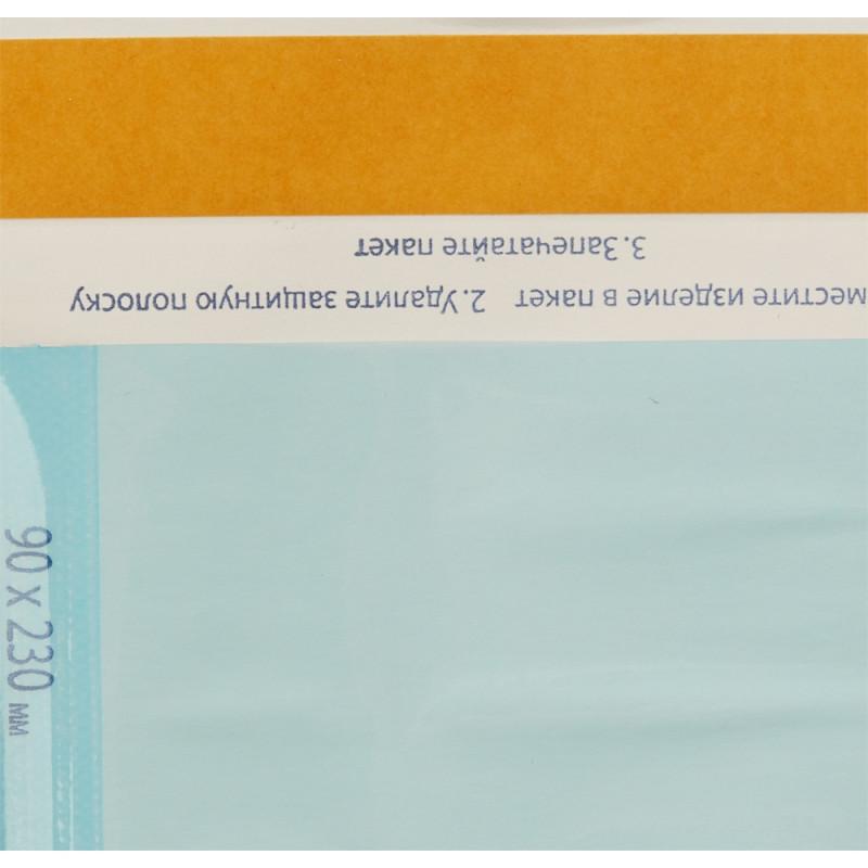 Пакет для стерилизации комбинир. 90 x 230 мм самокл. 200 шт/уп Клинипак