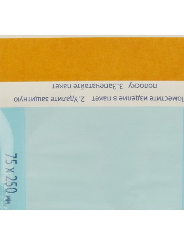 Пакет для стерилизации комбинир. 75 х 250 мм самокл. 200 шт/уп Клинипак