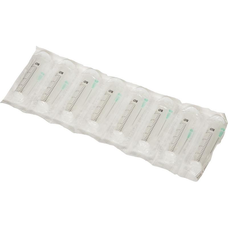 Шприц 2-комп. однораз. 20мл игла 21G (0,8х40) BD 80шт/уп