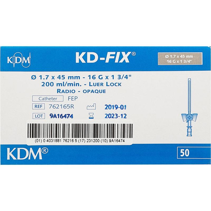 Катетер периферический с доп.портом G16 KDM 50шт/уп.
