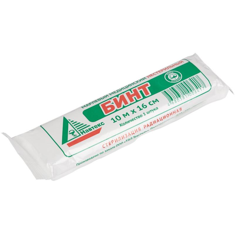Перевяз. ср-ва Бинт нестер. 10мх16см,  Life, (инд голубая уп пл.32г)