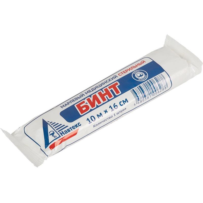 Перевяз. ср-ва Бинт стер.10мх16см, Навтекс/Life пл.32г 6498/8 004901