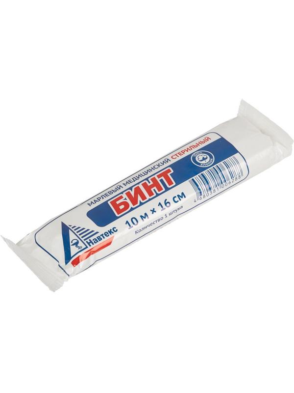 Перевяз. ср-ва Бинт стер.10мх16см, Навтекс/Life пл.32г 6498/8 004901