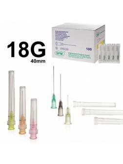 Игла инъекционная 18G (1,2х40 мм) SFM 100шт/уп.