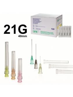 Игла инъекционная 21G (0,8х40 мм) SFM 100шт/уп.
