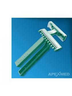 Станок для бритья операц. поля с 2 лезвиями, Apexmed 100шт/уп