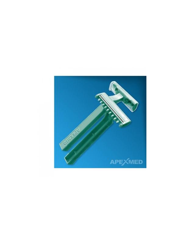 Станок для бритья операц. поля с 2 лезвиями, Apexmed 100шт/уп