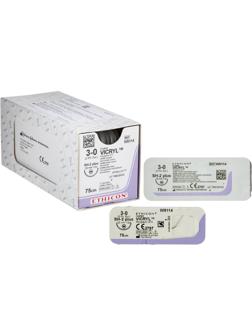 Шовный материал ВИКРИЛ 3/0, 75 см, кол. 20 мм, 1/2 W9114 12 шт./уп.