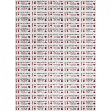 Индикатор стерилизации ПАР ИнТЕСТ-ПФ2 121/25, 134/5, 500 шт., б/ж