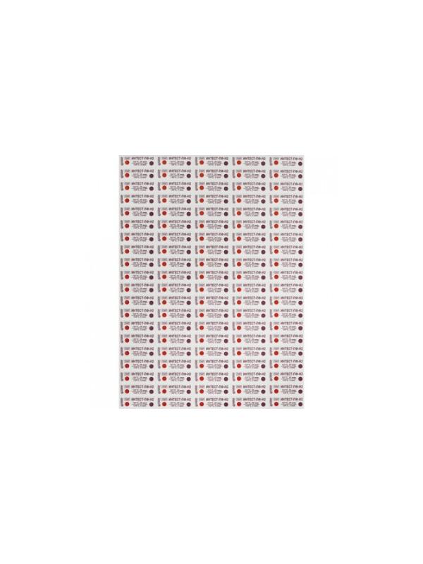 Индикатор стерилизации ПАР ИнТЕСТ-ПФ2 121/25, 134/5, 500 шт., б/ж
