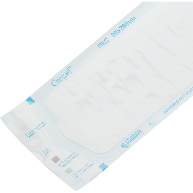 Пакет для стерилизации комбинир. 90 х 260 мм самокл. 100 шт/уп СтериТ