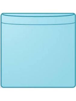 Наволочка н/с 60х60см спанбонд пл.25, голубая, 10 шт/уп