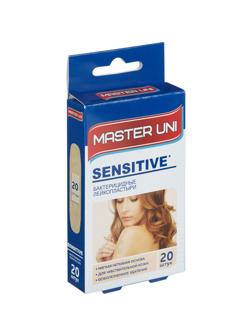 Набор пластырей для чувствительной кожи SENSITIVE Master Uni 20шт/уп