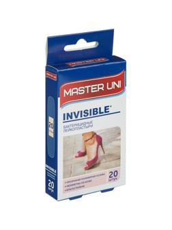 Набор пластырей Прозрачный INVISIBLE Master Uni 20 шт/уп.