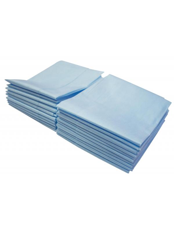 Салфетка н/с 70x80см спанбонд пл.40 ламинир., голубая, Tutami, 20шт./уп
