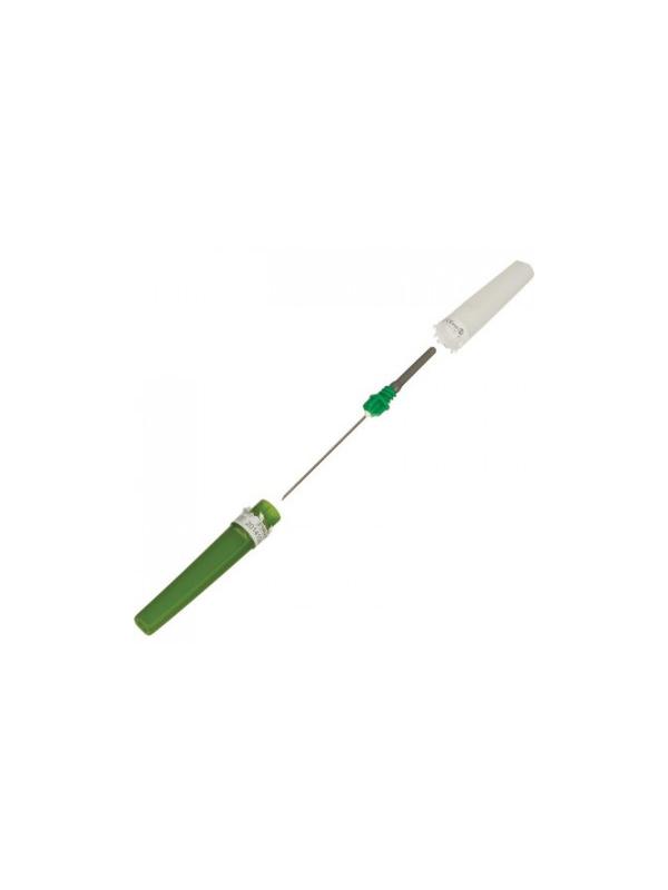 Игла двусторонняя 21G (0,8х38мм) зеленая Improvacuter 100шт/уп