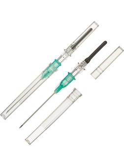 Игла двусторонняя 21G (0,8х38мм) зеленая виз.контроль 100шт/уп
