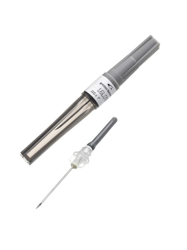Игла двусторонняя 22G (0,7х38мм) черная VACUETTE 450041 VISIO PLUS100шт/уп