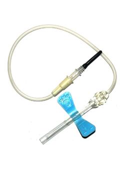 Игла-бабочка 23G 10см голуб. с луер-адапт. VACUETTE Safety 45008450шт/уп