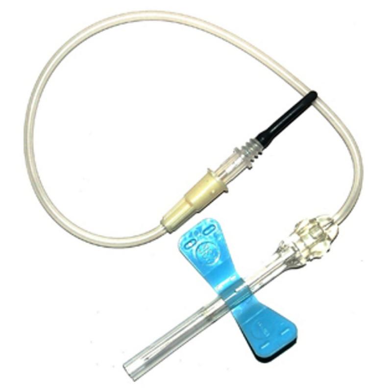 Игла-бабочка 23G 19см голуб. с луер-адапт. VACUETTE Safety 45008250шт/уп