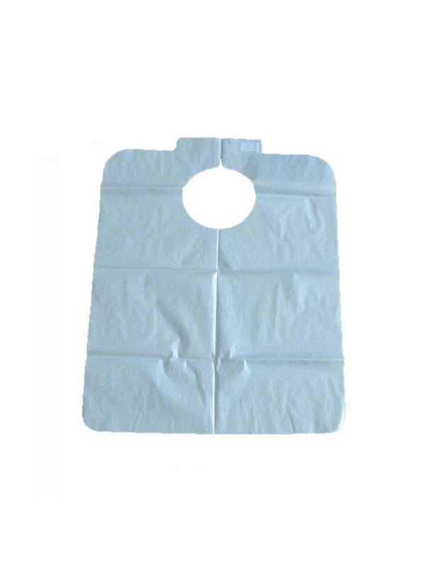 Нагрудник (простынь) Н/с 70x70 с вырез горл. на липуч. сммс пл.25 10шт/уп