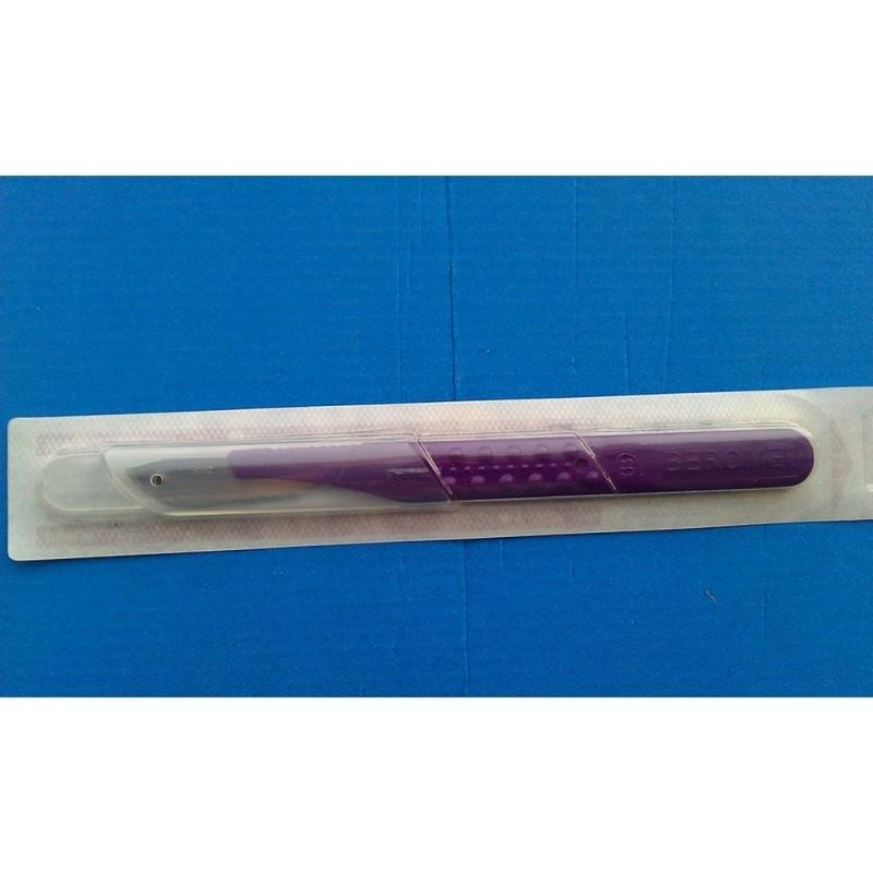 Скальпель стер, лезв.из в/угл.ст. р-18 Beroblade 10шт/уп