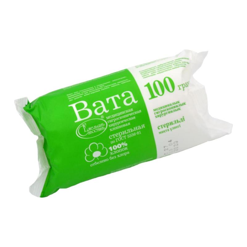 Перевяз. ср-ва Вата хирург. стер. 100г