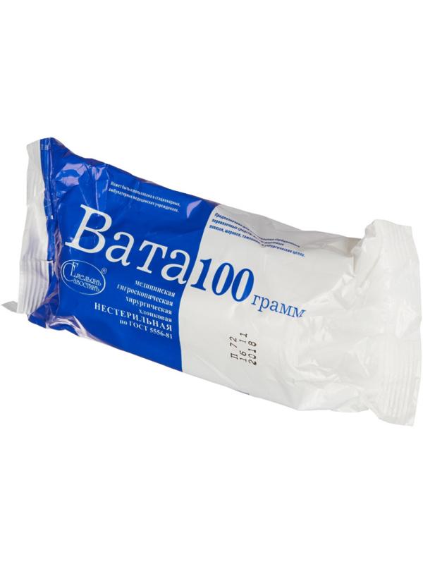 Перевяз. ср-ва Вата хир. нестер. 100г 150шт/уп Емельянъ Савостинъ