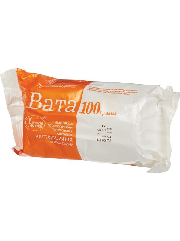 Перевяз. ср-ва Вата гигиен. нестер. 100г 150шт/уп Емельянъ Савостинъ