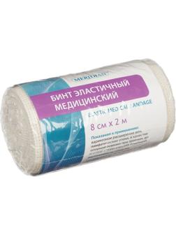 Перевяз. ср-ва Бинт эластичный 2мх8см с застежкой Meridian