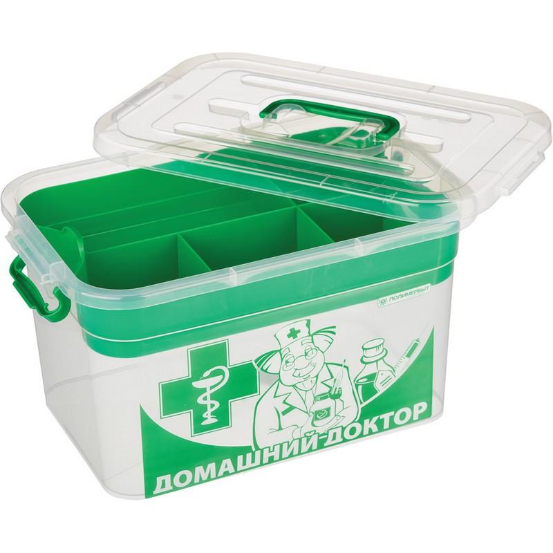 Контейнер для аптечки ДОМАШНИЙ ДОКТОР 10л 355x235x190мм
