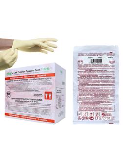 Мед.хирург. перчатки латекс. стерил. неопудр. ПАФ SFM (6,5) 50пар/уп