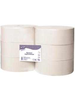 Бумага туалетная д/дисп Luscan Professional 1слнатур вторвтул525м 6рул/уп